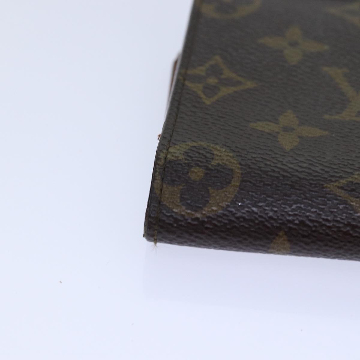 LOUIS VUITTON Monogram Continental Clutch Wallet T61217 LV Auth bs16758