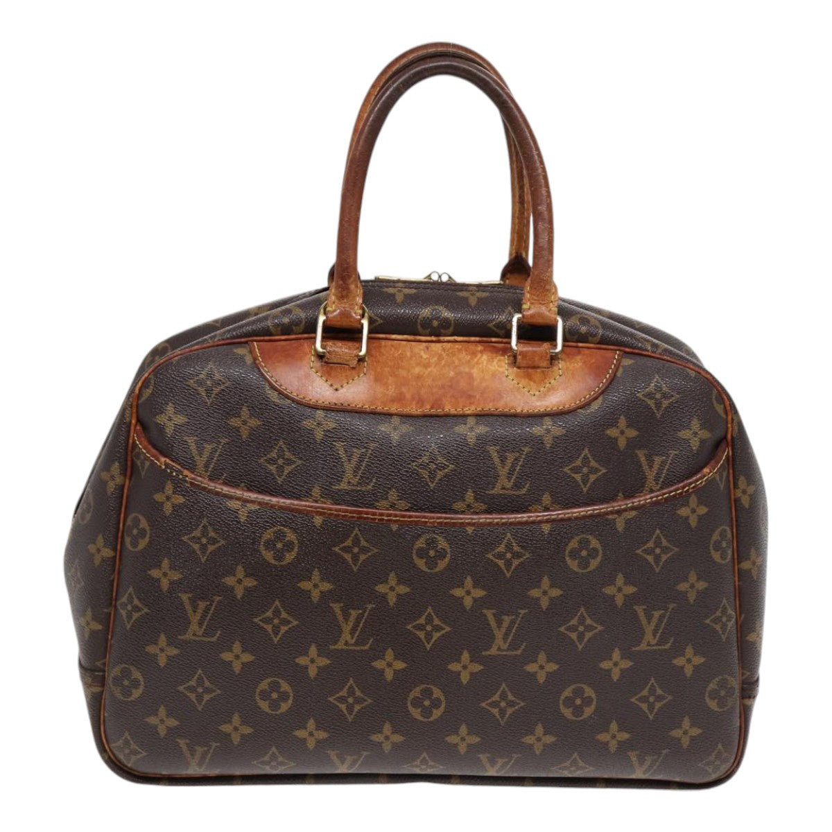 LOUIS VUITTON Monogram Deauville Hand Bag M47270 LV Auth bs16805