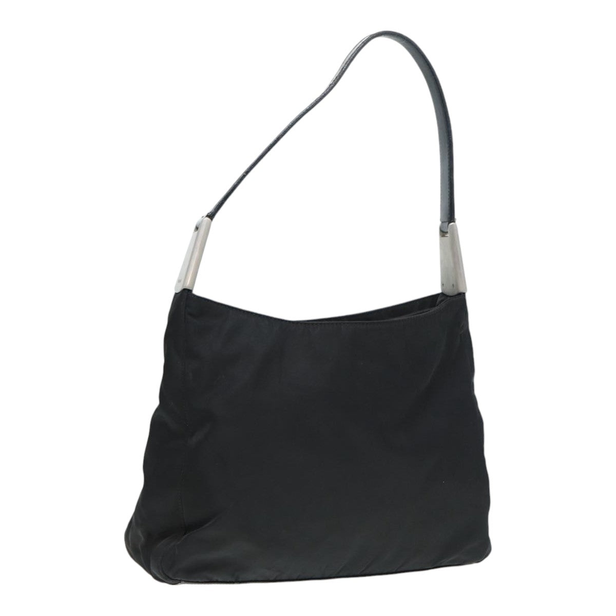 PRADA Hand Bag Nylon Black Auth bs16849