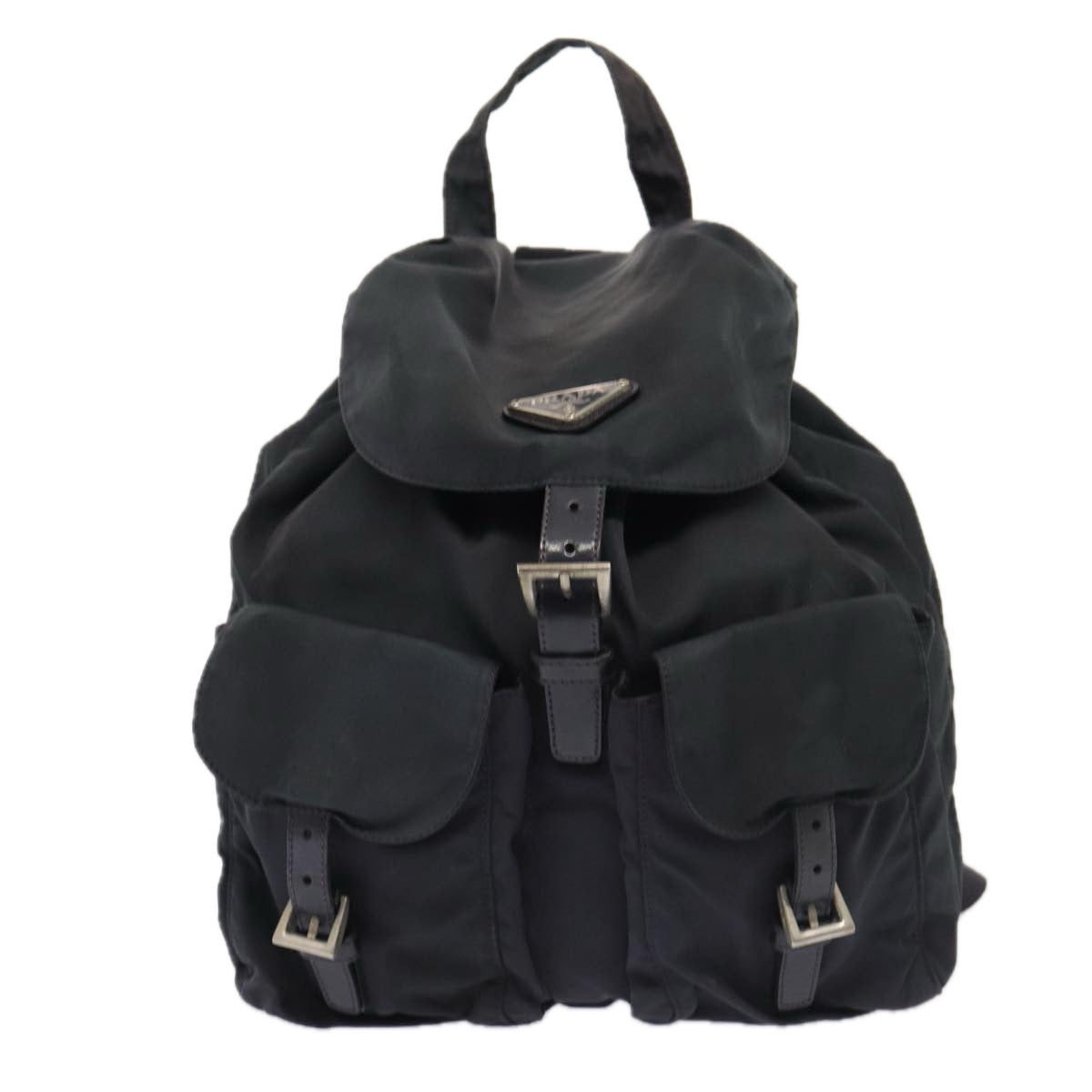 PRADA Backpack Nylon Purple Auth bs16864