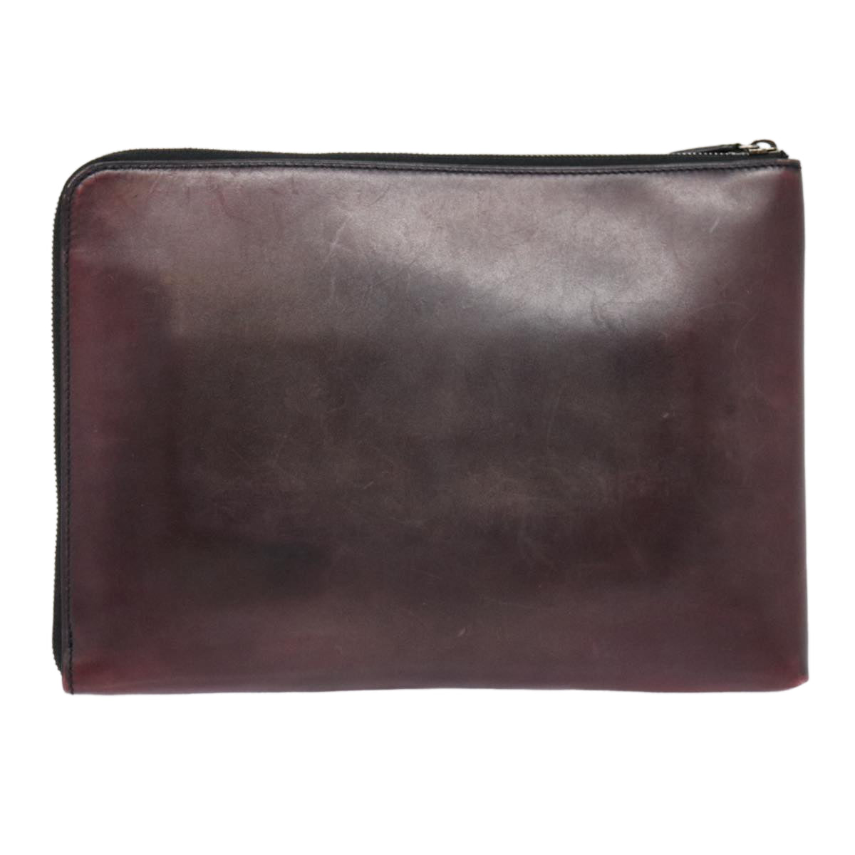 Berluti Clutch Bag Leather Brown Auth bs16872