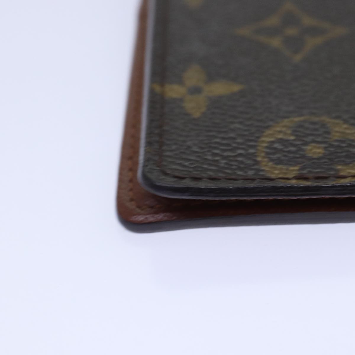 LOUIS VUITTON Monogram Porte Valeurs Cartes Credit Wallet M61823 LV Auth bs16884