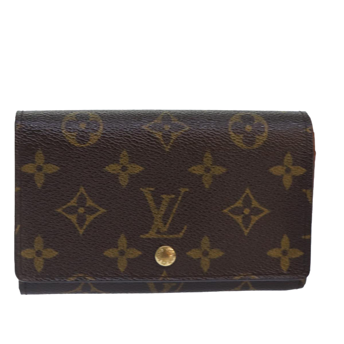 LOUIS VUITTON Monogram Portefeuille Tresol Wallet M61736 LV Auth bs16885