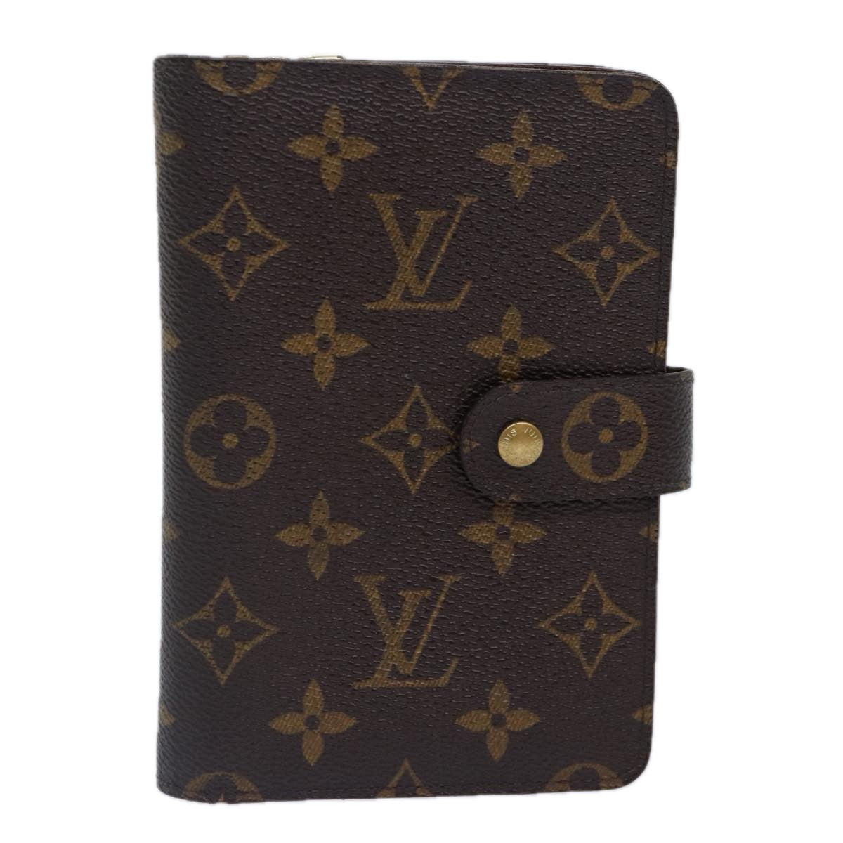 LOUIS VUITTON Monogram Porto Papie Zip Wallet M61207 LV Auth bs16922