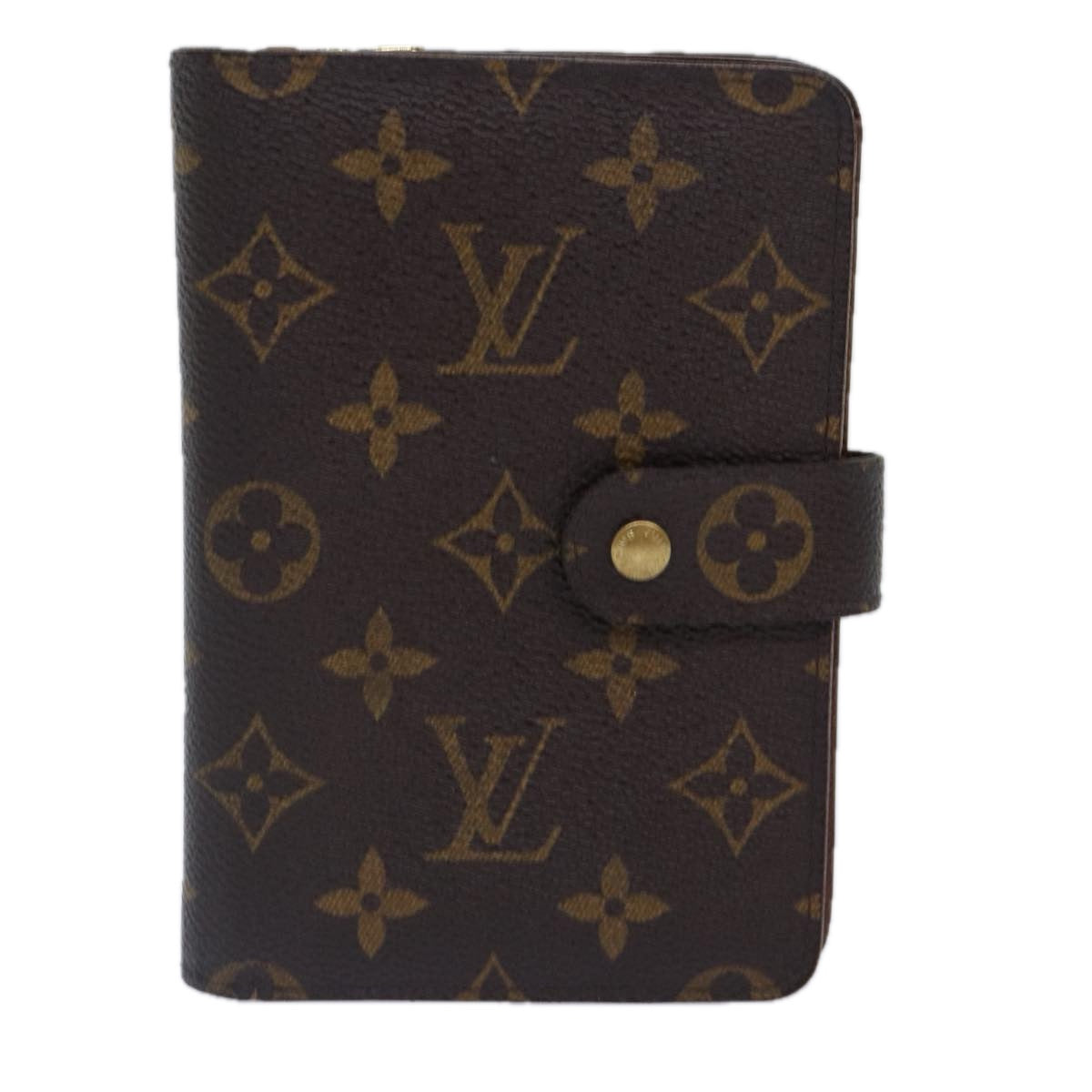 LOUIS VUITTON Monogram Porto Papie Zip Wallet M61207 LV Auth bs16922