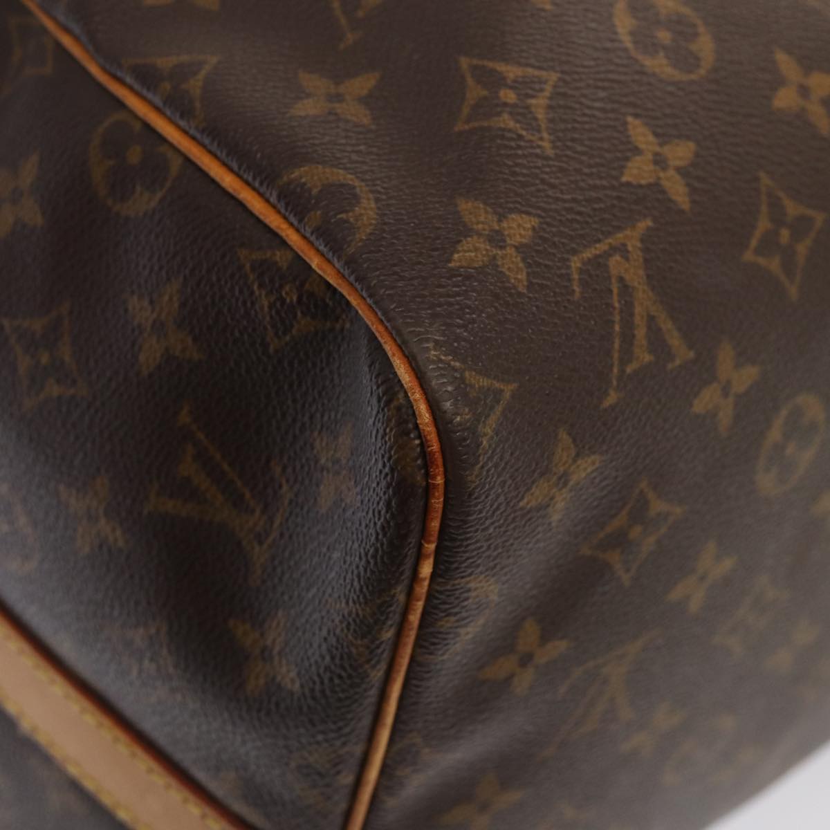 LOUIS VUITTON Monogram Keepall Bandouliere 55 Boston Bag M41414 LV Auth bs16939