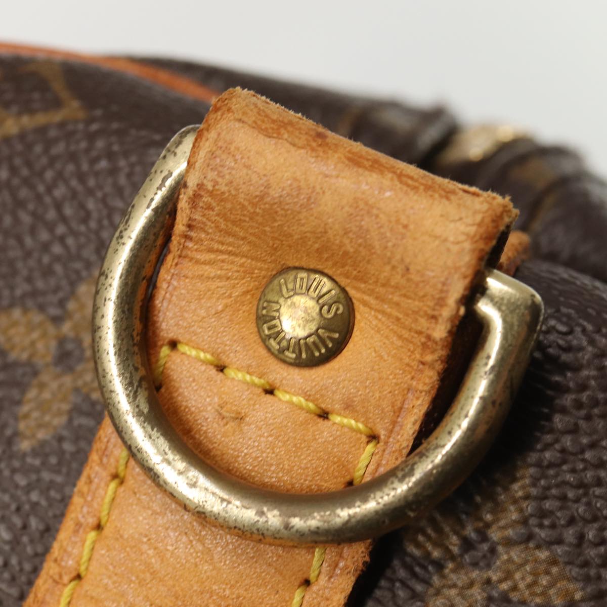 LOUIS VUITTON Monogram Keepall Bandouliere 55 Boston Bag M41414 LV Auth bs16939