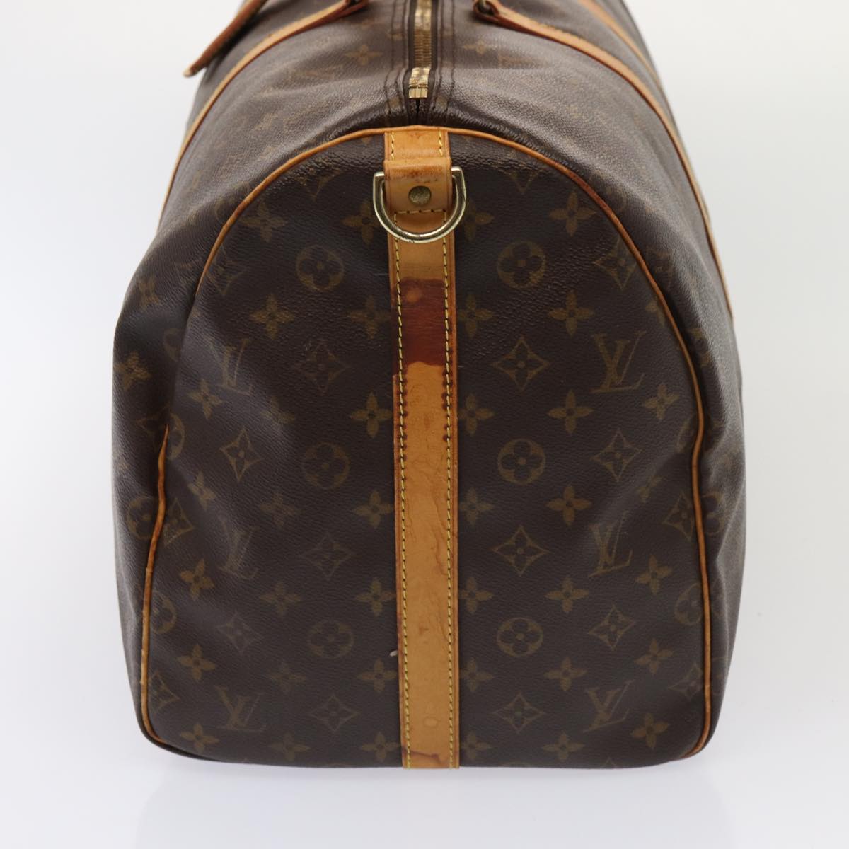 LOUIS VUITTON Monogram Keepall Bandouliere 55 Boston Bag M41414 LV Auth bs16939