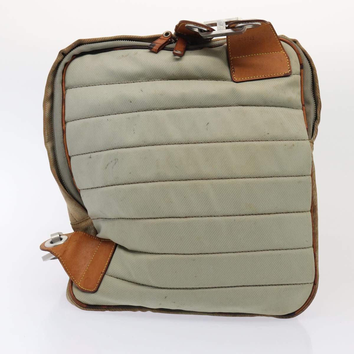 LOUIS VUITTON Taiga LV Cup Clutch Shoulder Bag 2Set Grizzly Gray LV Auth bs16969