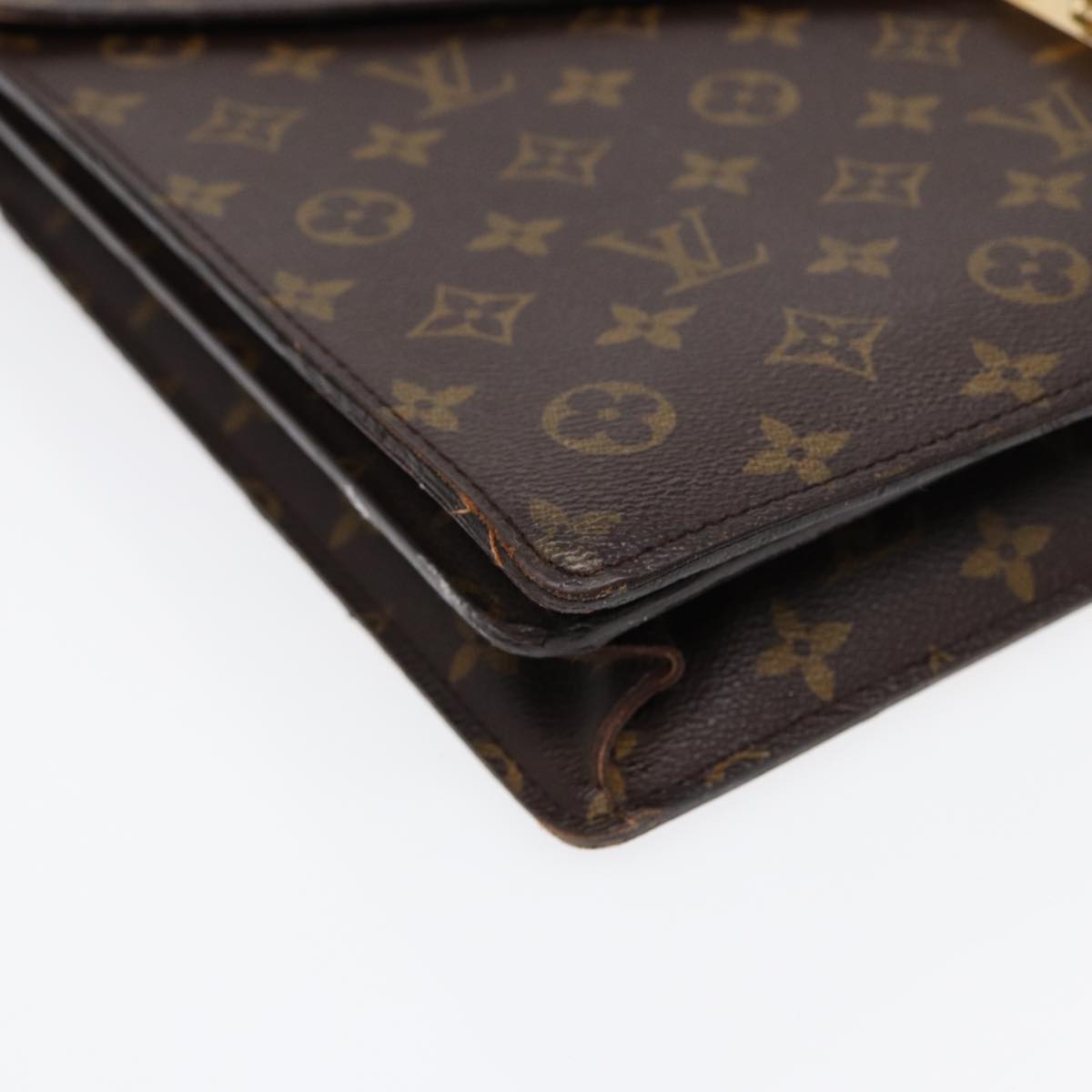 LOUIS VUITTON Monogram Serviette Conseiller Briefcase M53331 LV Auth bs16973