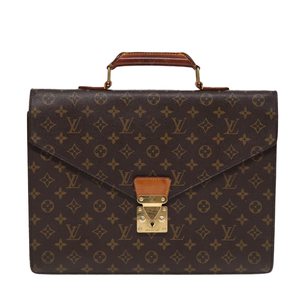 LOUIS VUITTON Monogram Serviette Conseiller Briefcase M53331 LV Auth bs16973