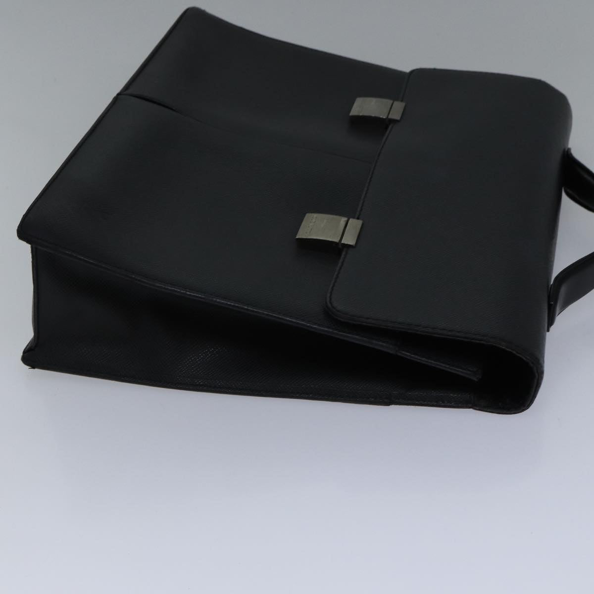 LOUIS VUITTON Taiga Serviette Kazan Business Bag Ardoise M30802 LV Auth bs17033