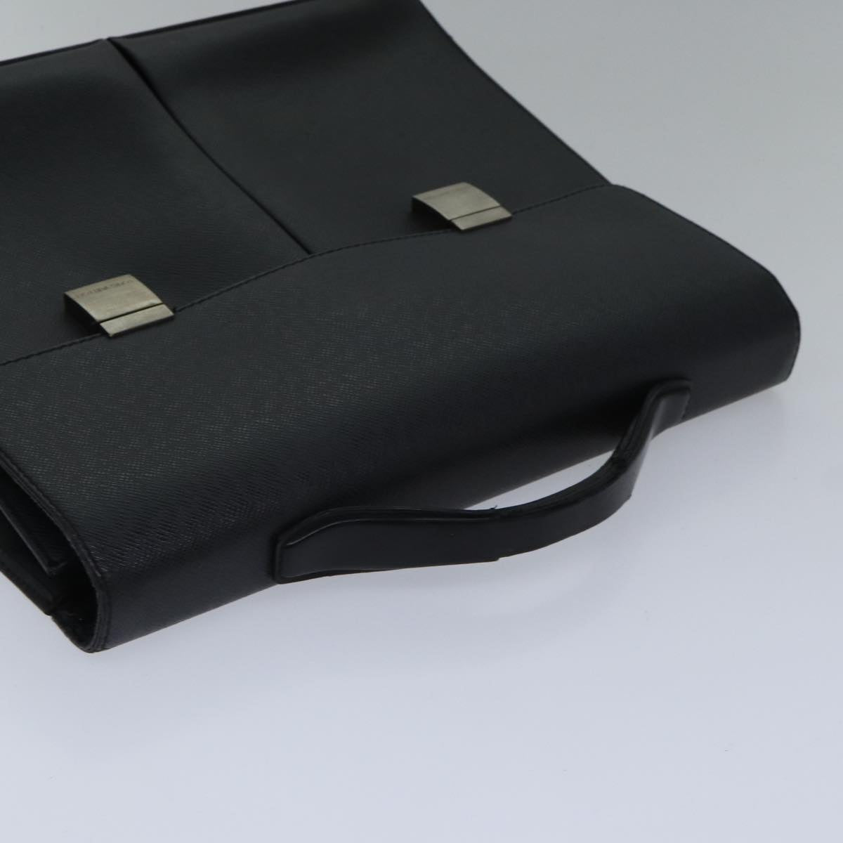 LOUIS VUITTON Taiga Serviette Kazan Business Bag Ardoise M30802 LV Auth bs17033