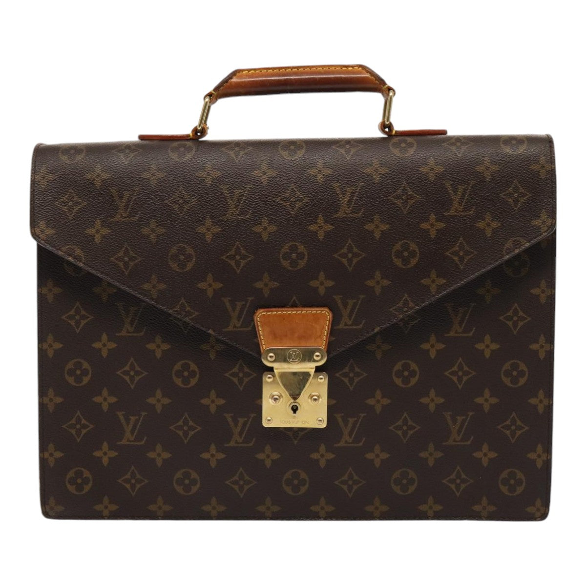 LOUIS VUITTON Monogram Serviette Conseiller Briefcase M53331 LV Auth bs17065