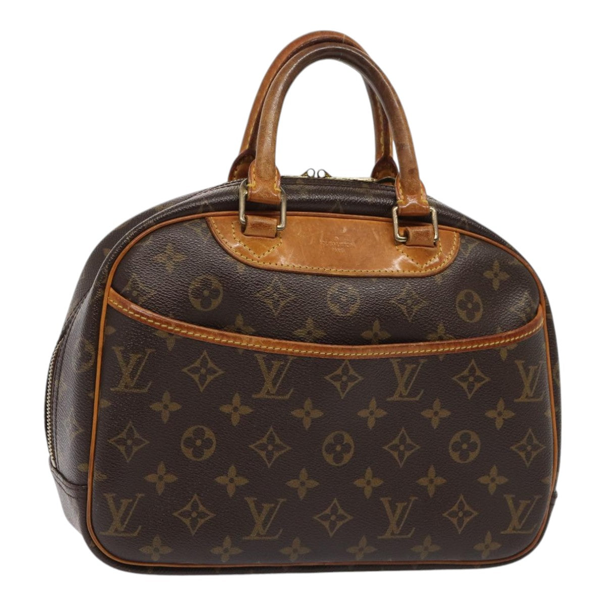 LOUIS VUITTON Monogram Trouville Hand Bag M42228 LV Auth bs17088