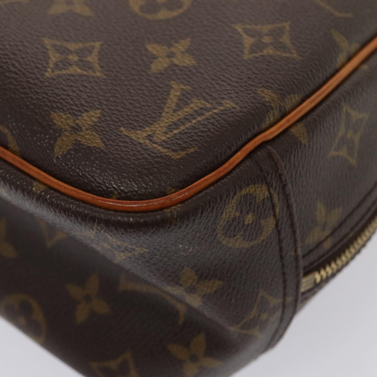 LOUIS VUITTON Monogram Trouville Hand Bag M42228 LV Auth bs17088