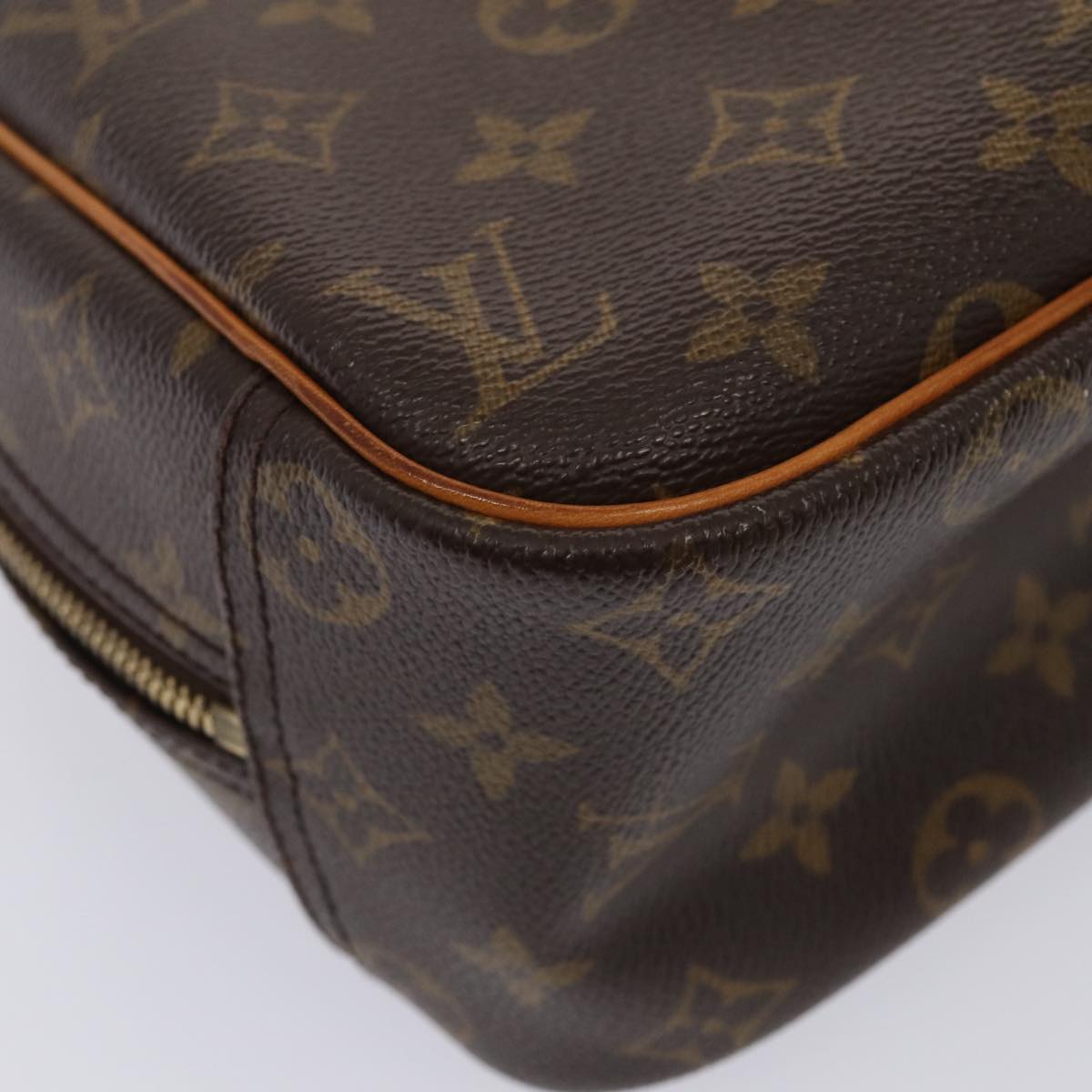 LOUIS VUITTON Monogram Trouville Hand Bag M42228 LV Auth bs17088