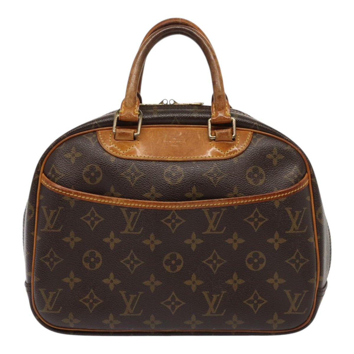 LOUIS VUITTON Monogram Trouville Hand Bag M42228 LV Auth bs17088