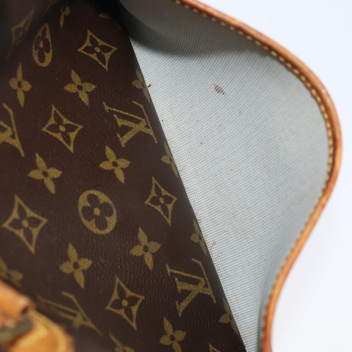 LOUIS VUITTON Monogram Trouville Hand Bag M42228 LV Auth bs17088