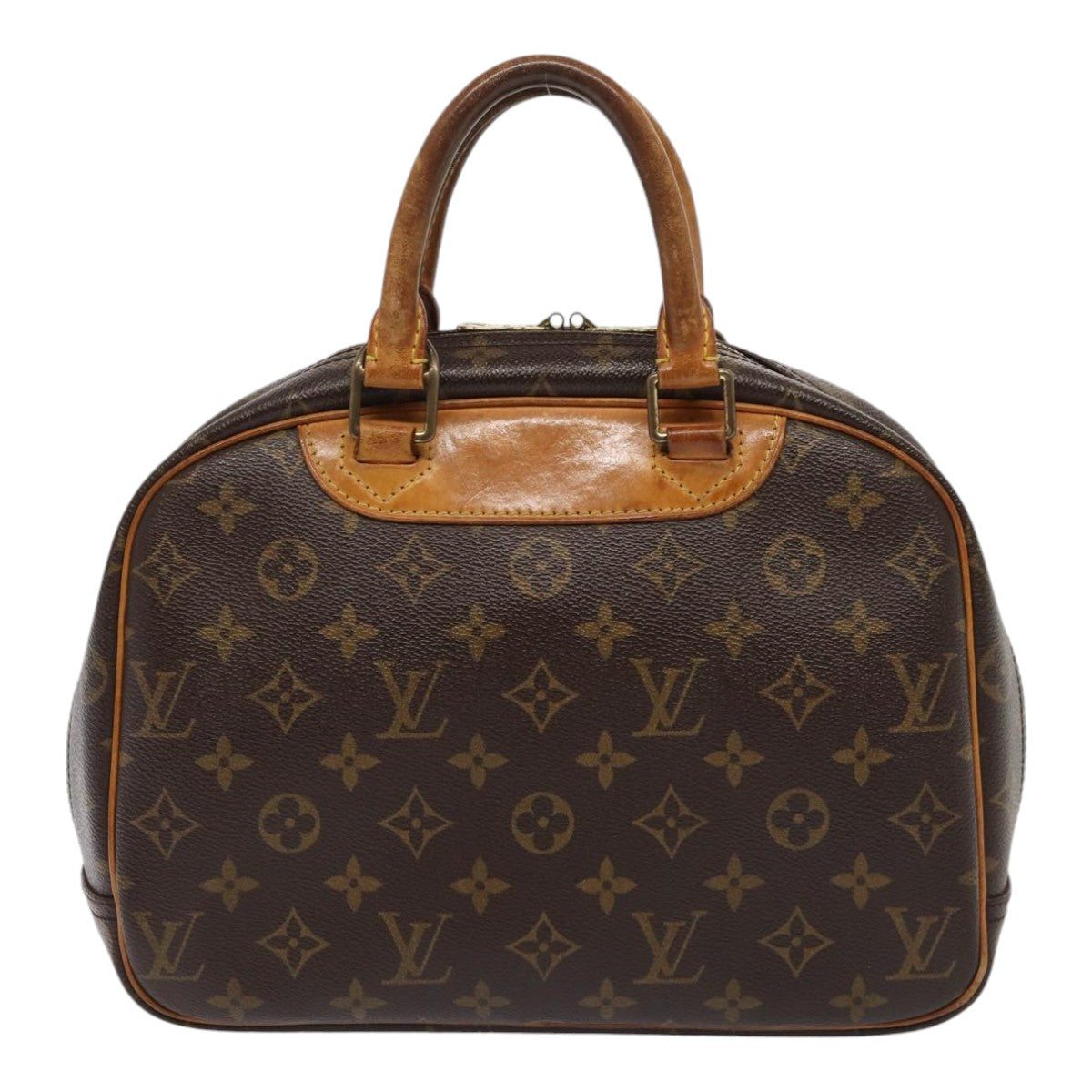 LOUIS VUITTON Monogram Trouville Hand Bag M42228 LV Auth bs17088