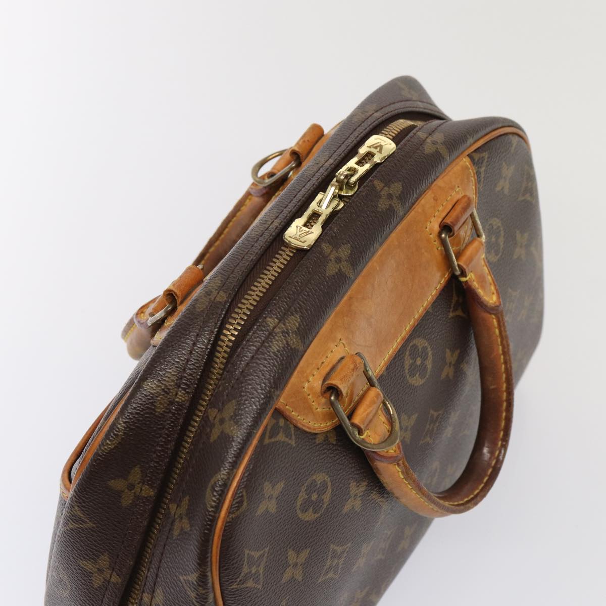 LOUIS VUITTON Monogram Trouville Hand Bag M42228 LV Auth bs17088