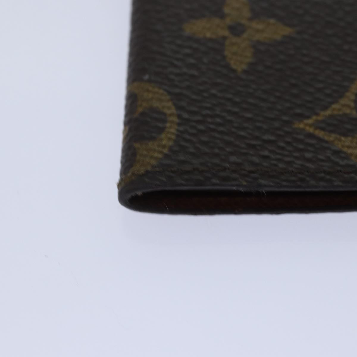 LOUIS VUITTON Monogram Porte Cartes Credit Pression Case M60937 LV Auth bs17098