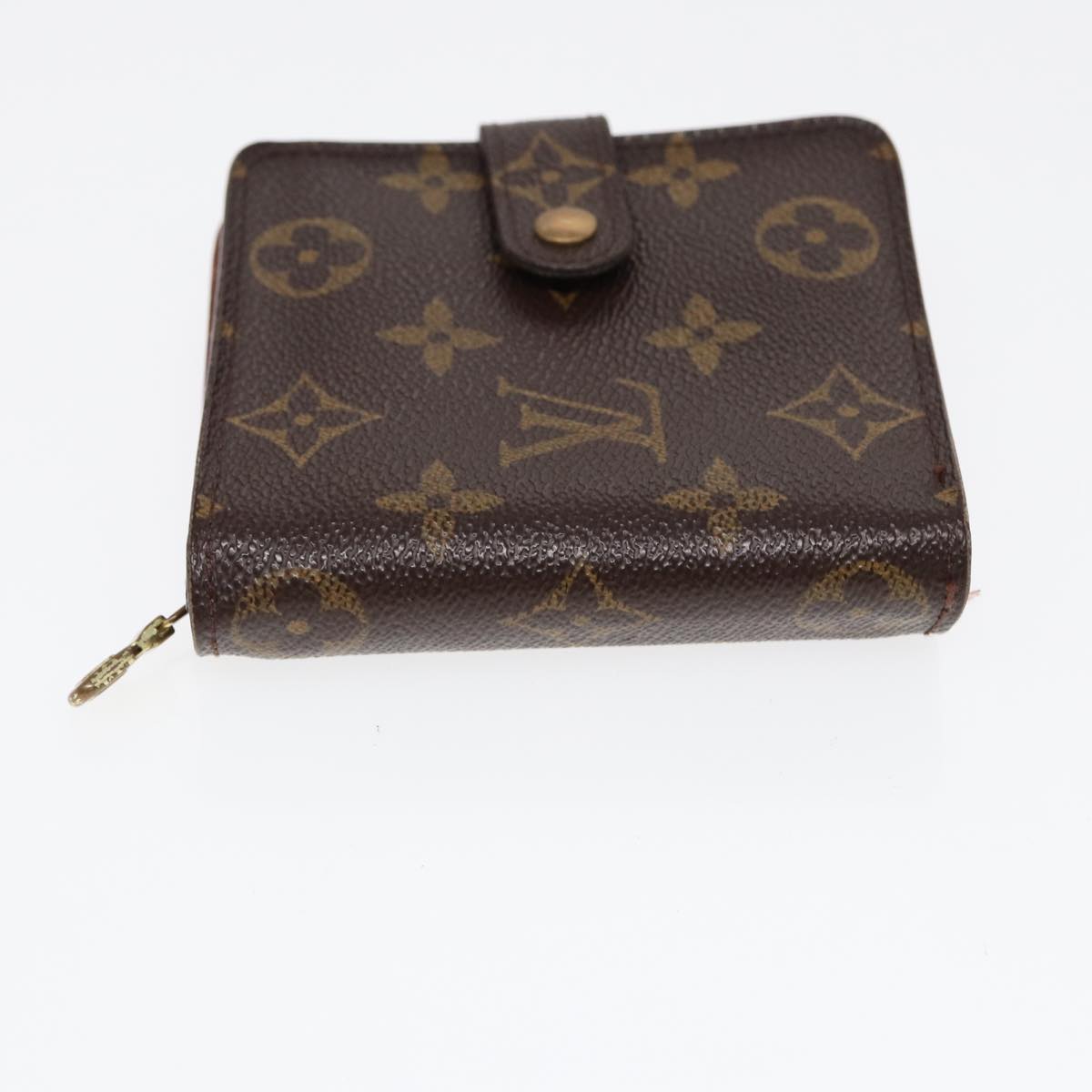 LOUIS VUITTON Monogram Compact Zip Wallet M61667 LV Auth bs17099