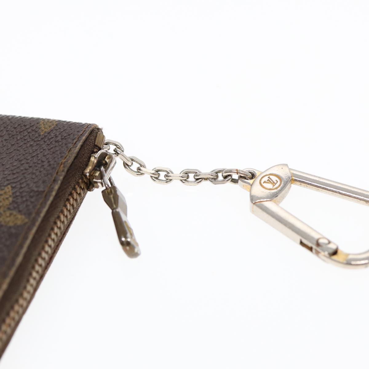 LOUIS VUITTON Monogram Pochette Cles Coin Purse M62650 LV Auth bs17101