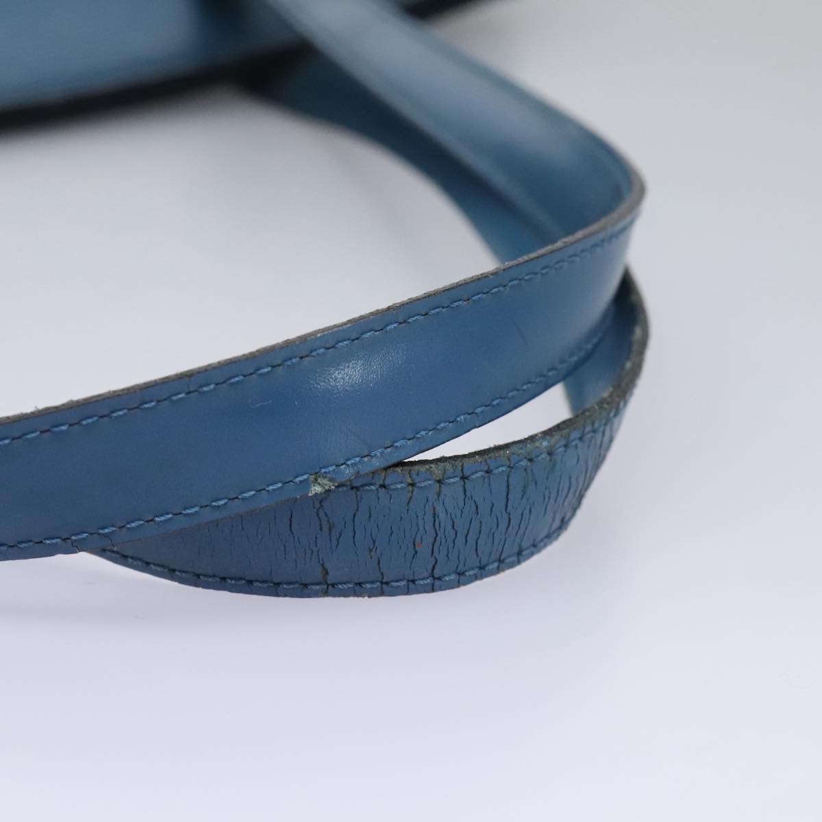 LOUIS VUITTON Epi Saint Jacques Shopping Shoulder Bag Blue M52275 Auth bs17203