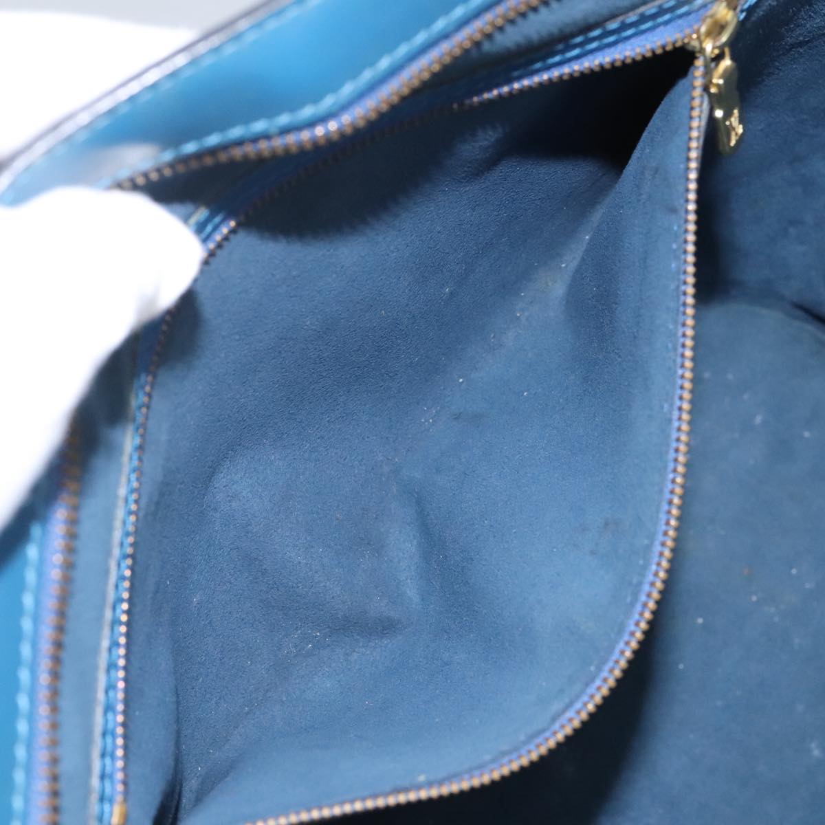 LOUIS VUITTON Epi Saint Jacques Shopping Shoulder Bag Blue M52275 Auth bs17203