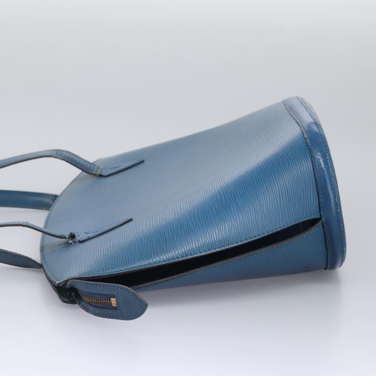 LOUIS VUITTON Epi Saint Jacques Shopping Shoulder Bag Blue M52275 Auth bs17203