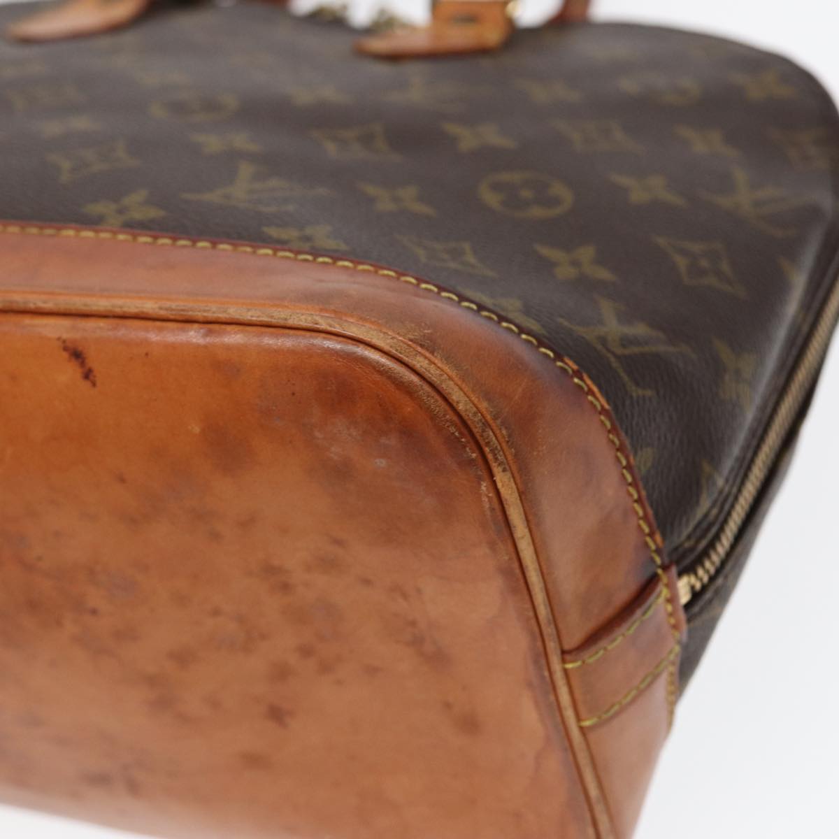 LOUIS VUITTON Monogram Alma Hand Bag M51130 LV Auth bs17204