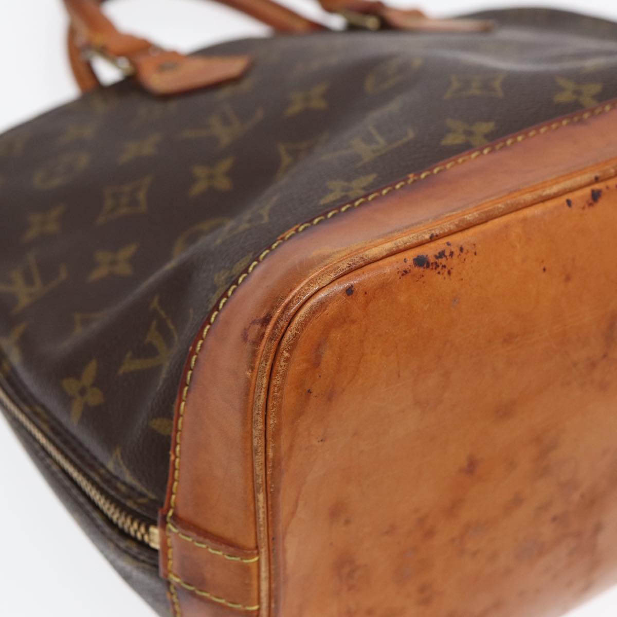 LOUIS VUITTON Monogram Alma Hand Bag M51130 LV Auth bs17204