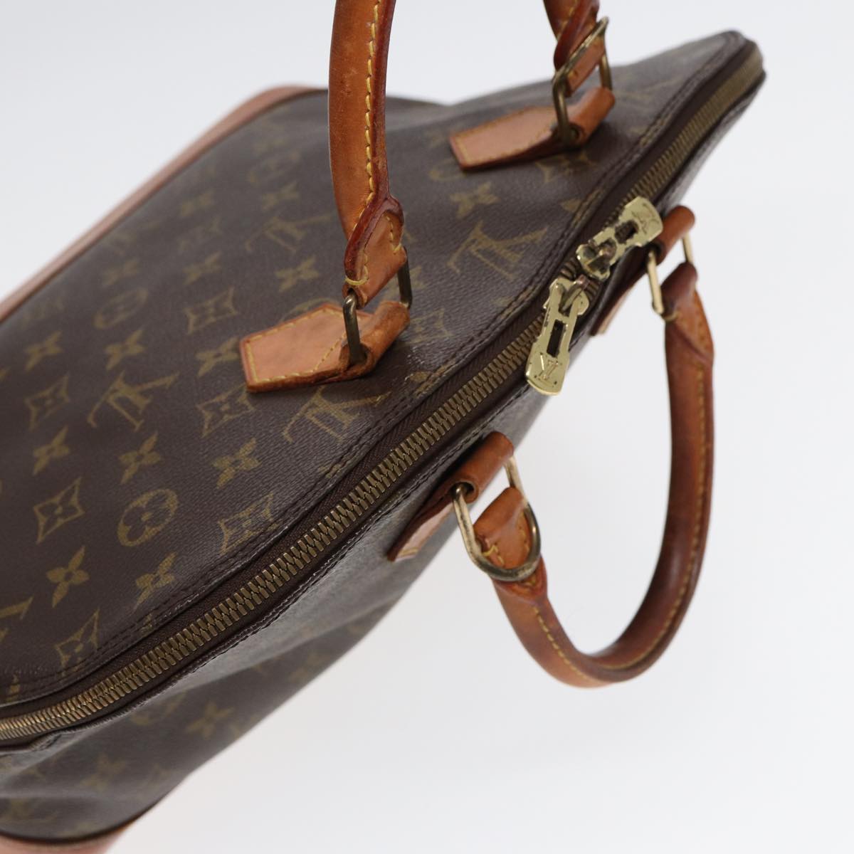 LOUIS VUITTON Monogram Alma Hand Bag M51130 LV Auth bs17204