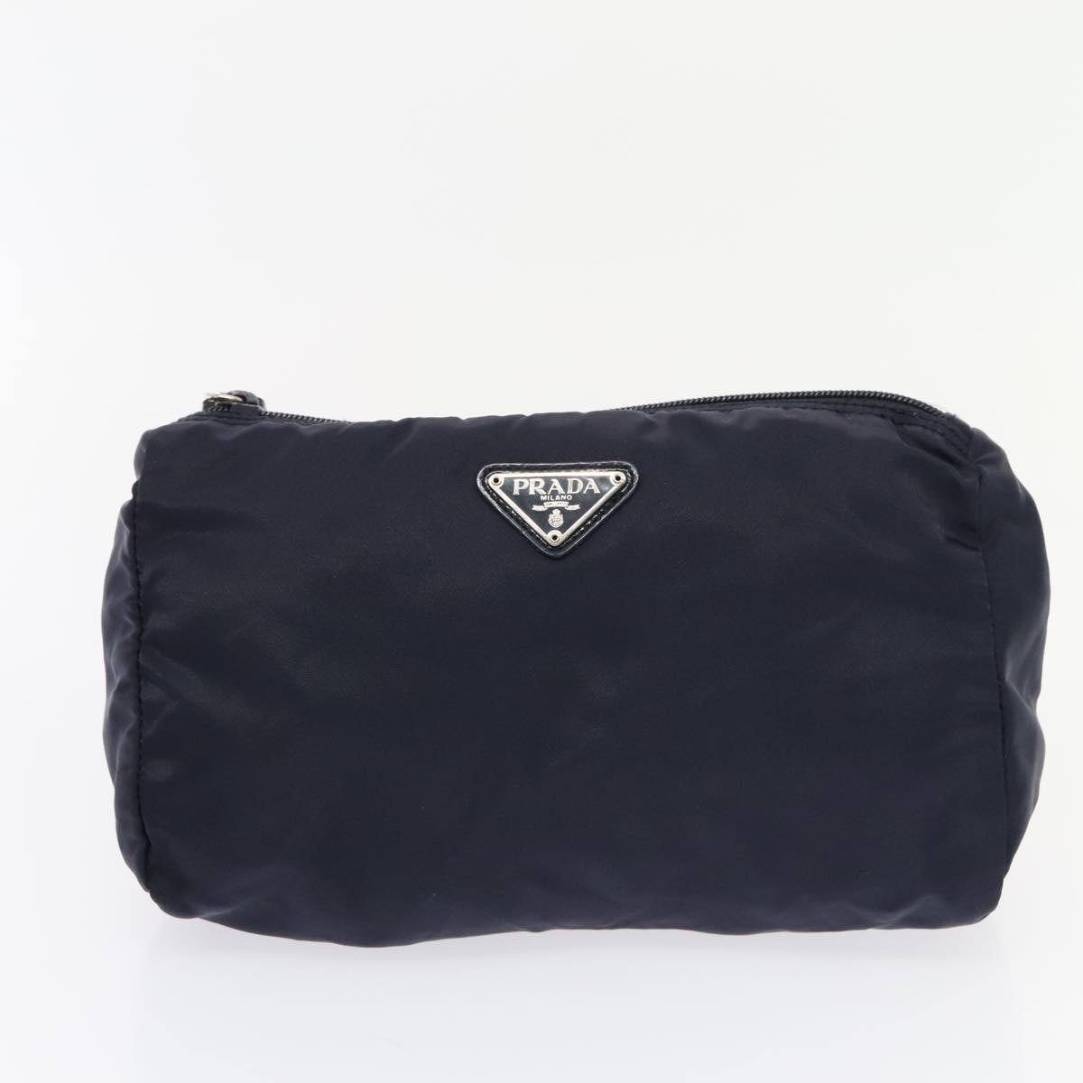 PRADA Pouch Nylon 3Set Black Navy Auth bs17241