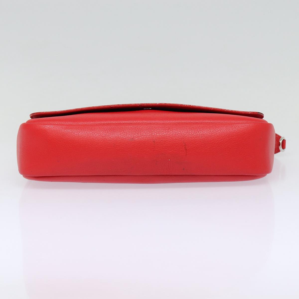 LOUIS VUITTON Parnasea Esan Ciel Shoulder Bag Leather Red M94448 LV Auth bs17244