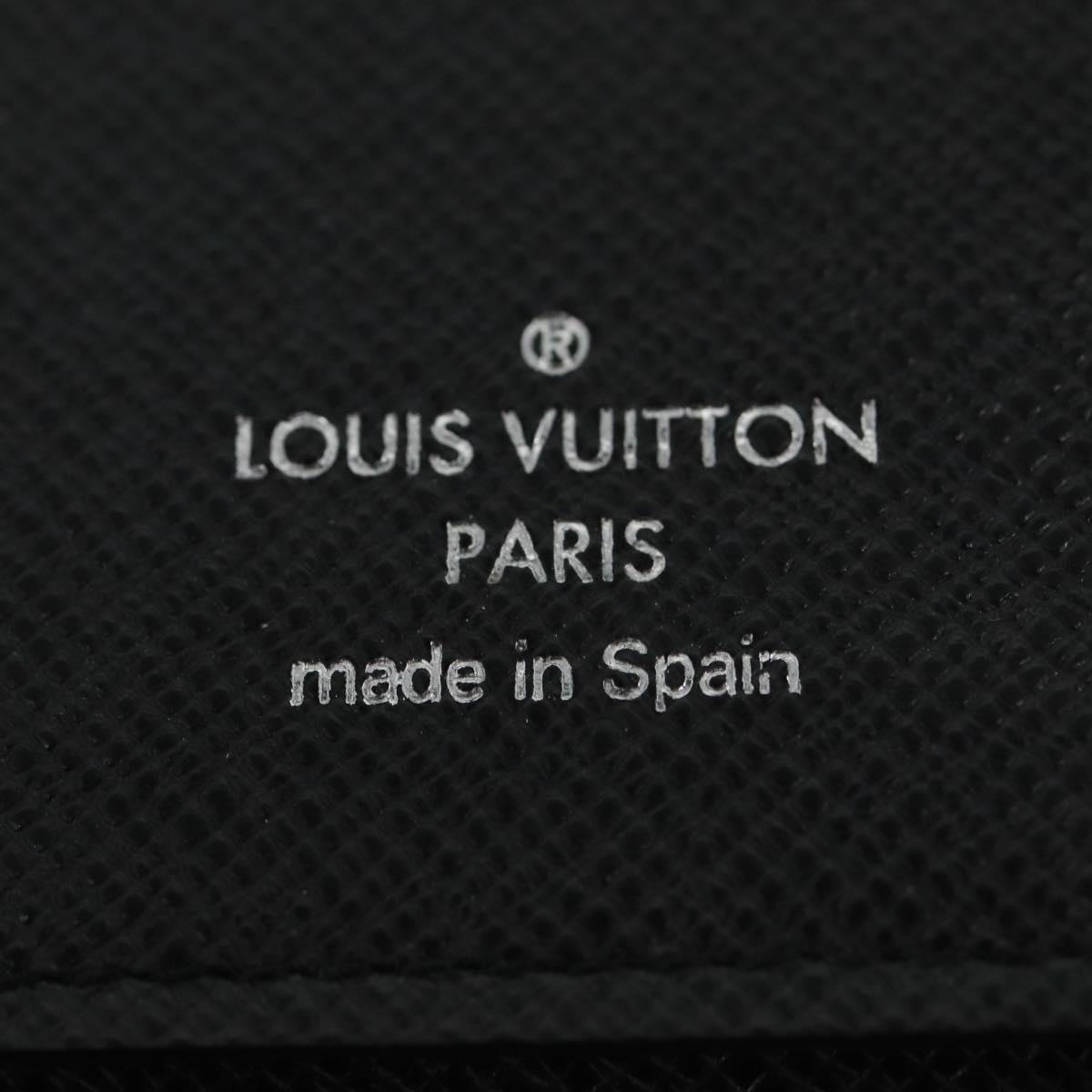 LOUIS VUITTON Taiga Zippy WalletVertical Long Wallet Ardoise M32822 Auth bs17252