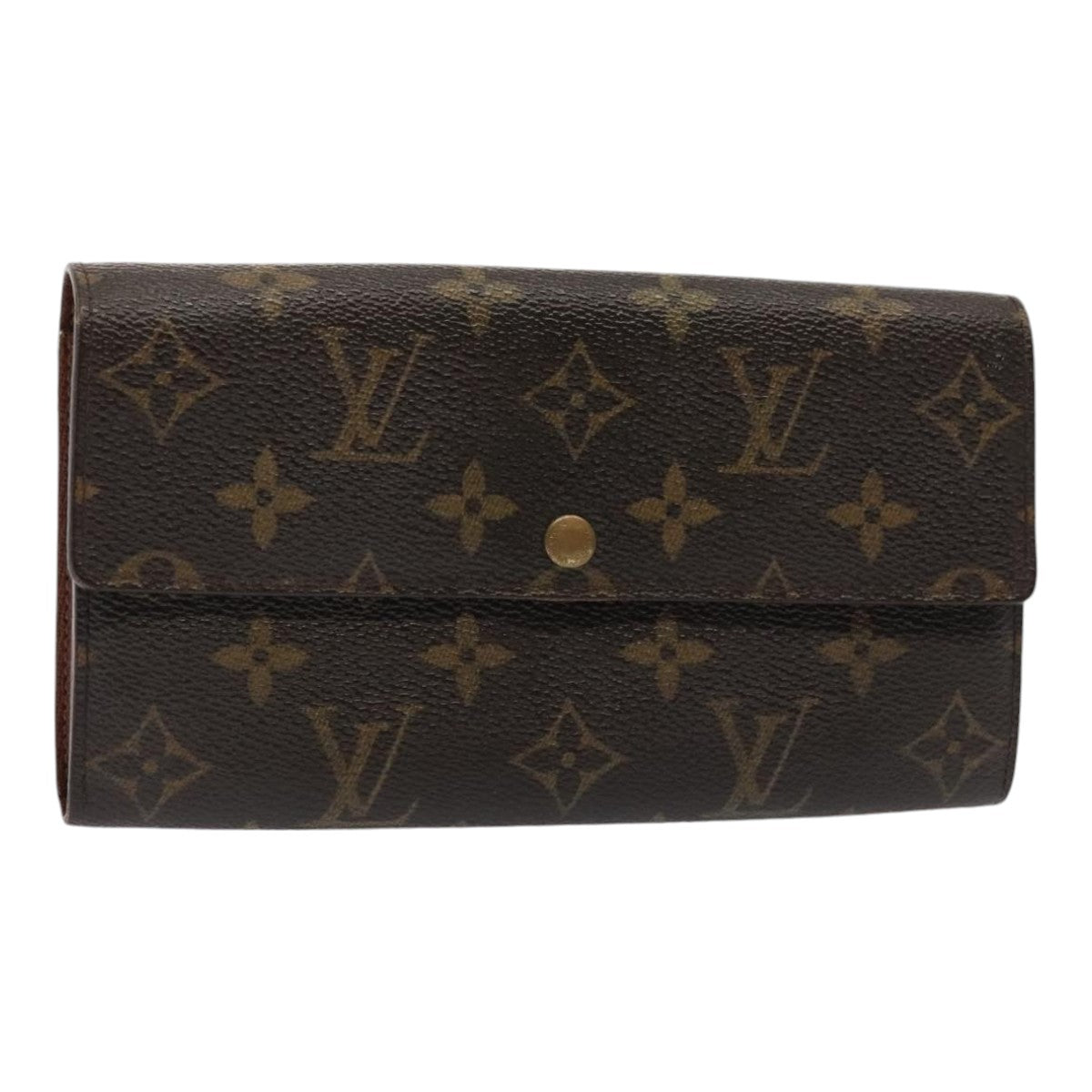 LOUIS VUITTON Monogram Portefeuille Sarah Long Wallet M60531 LV Auth bs17395