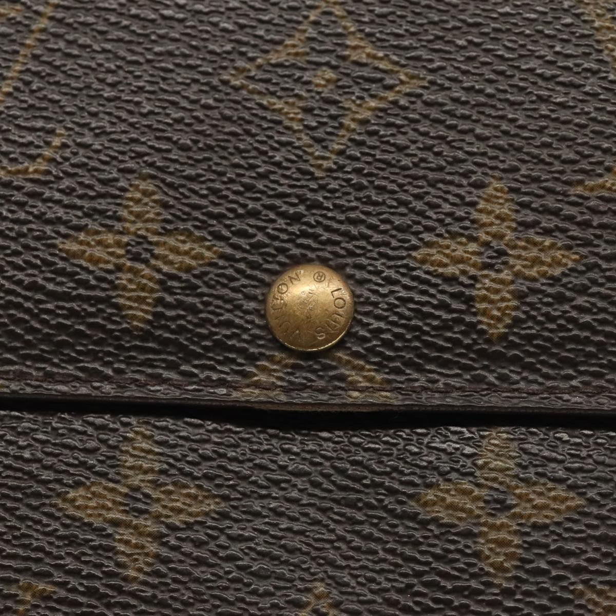 LOUIS VUITTON Monogram Portefeuille Sarah Long Wallet M60531 LV Auth bs17395