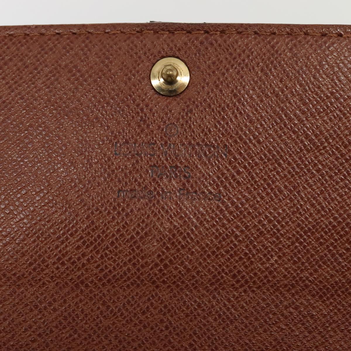 LOUIS VUITTON Monogram Portefeuille Sarah Long Wallet M60531 LV Auth bs17395