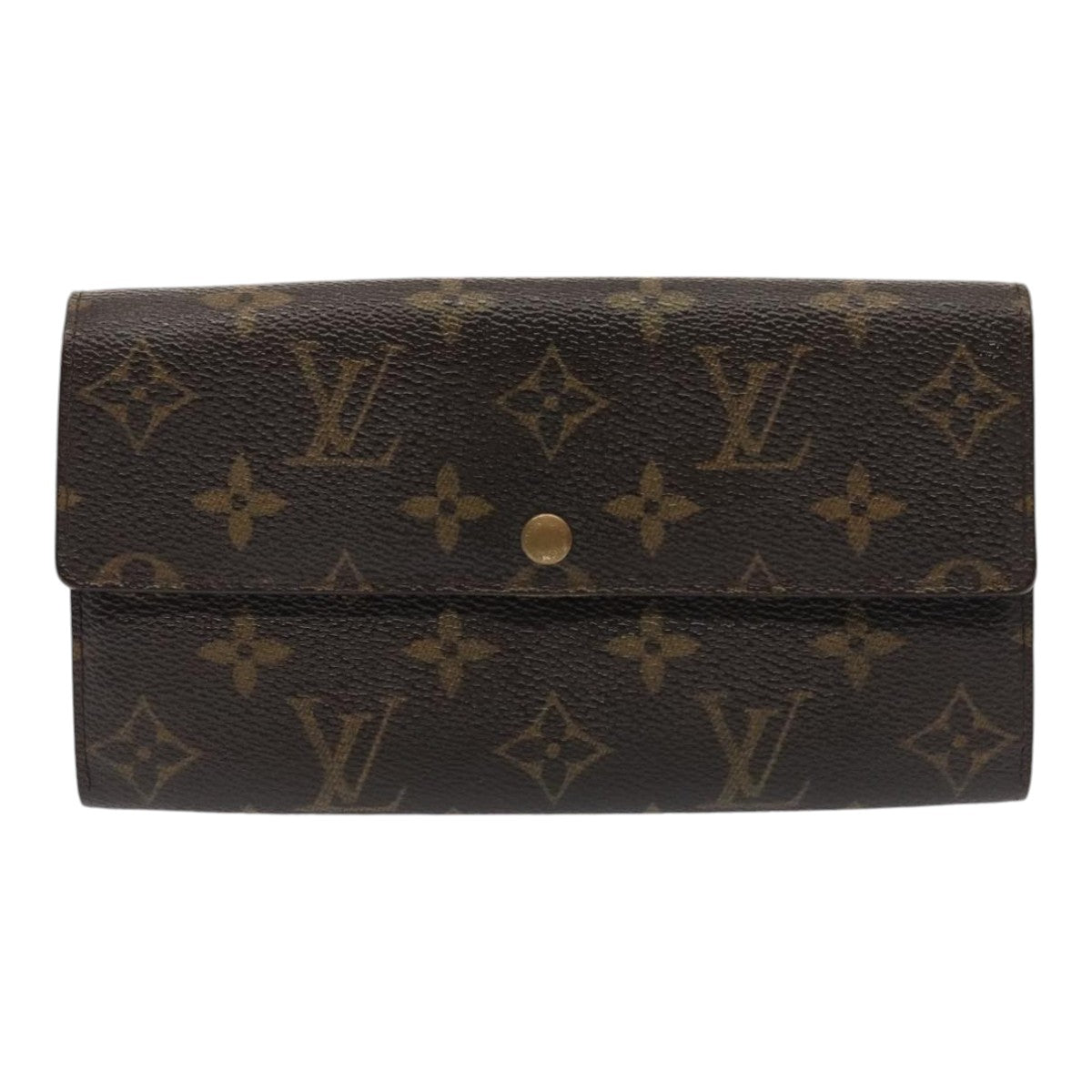 LOUIS VUITTON Monogram Portefeuille Sarah Long Wallet M60531 LV Auth bs17395