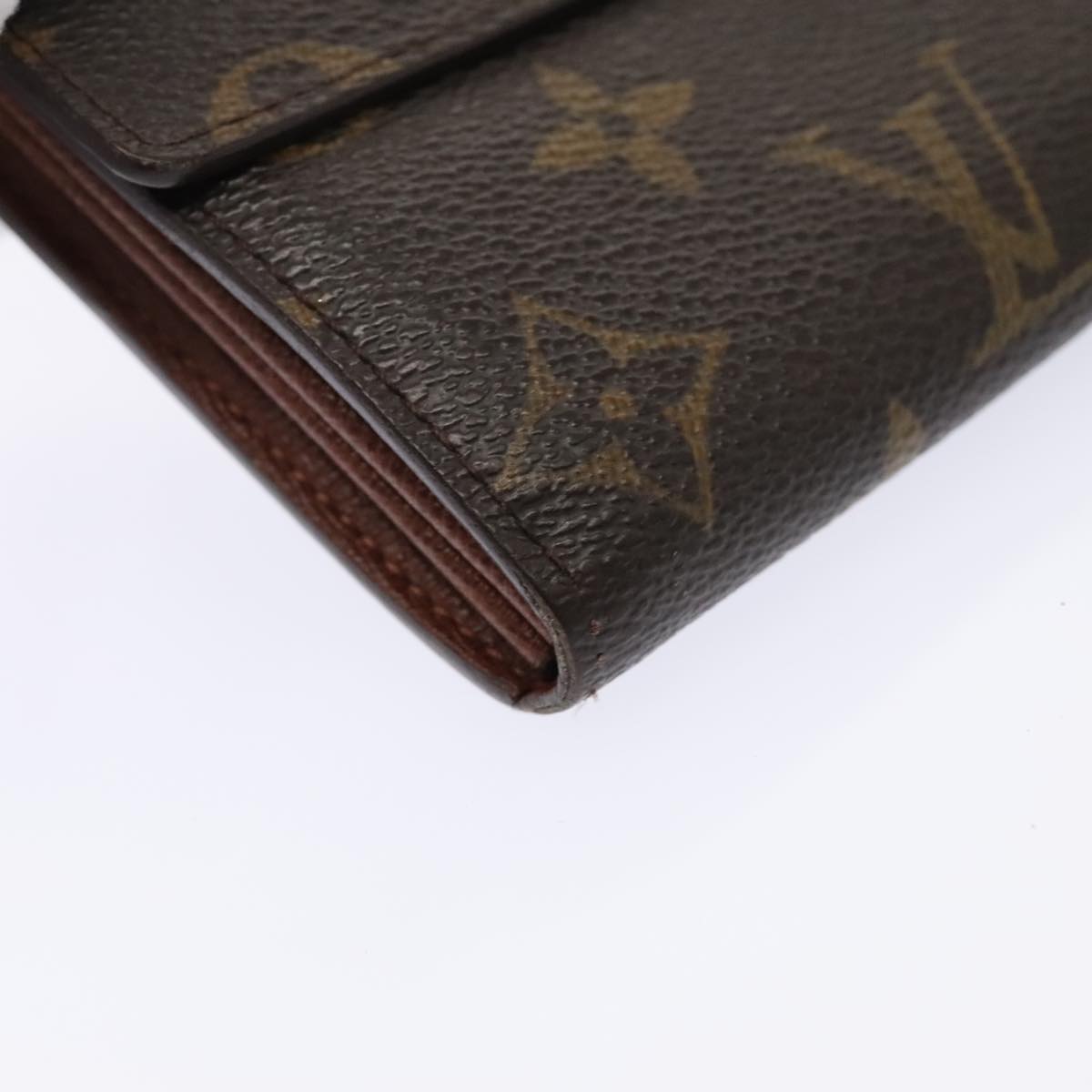 LOUIS VUITTON Monogram Portefeuille Sarah Long Wallet M60531 LV Auth bs17395