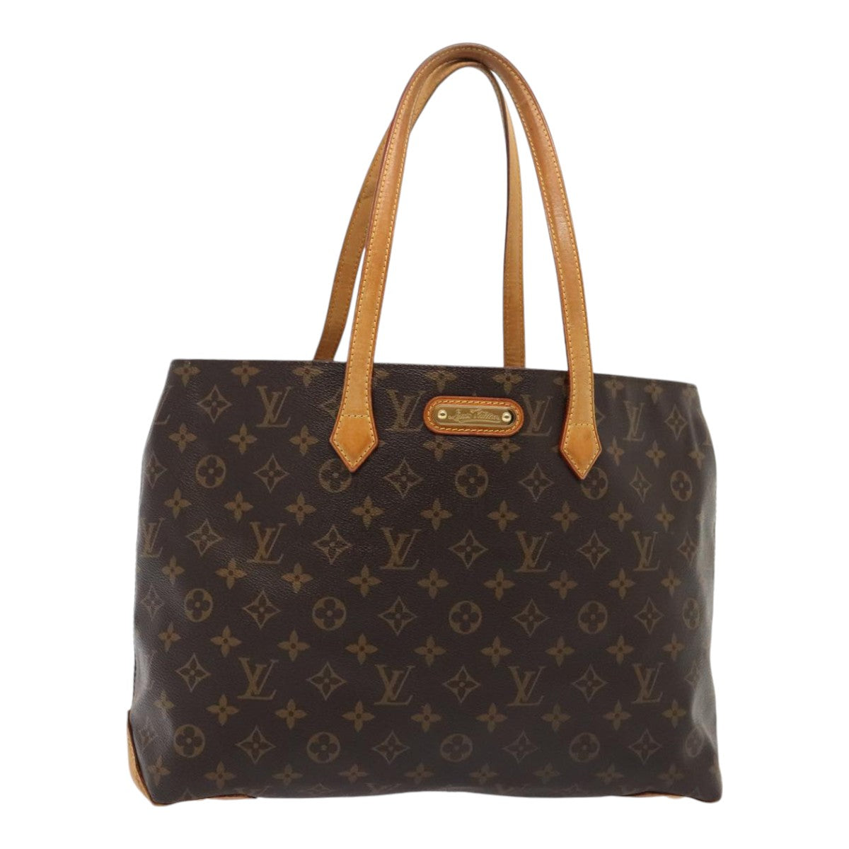 LOUIS VUITTON Monogram Wilshire MM Hand Bag M45644 LV Auth bs17398