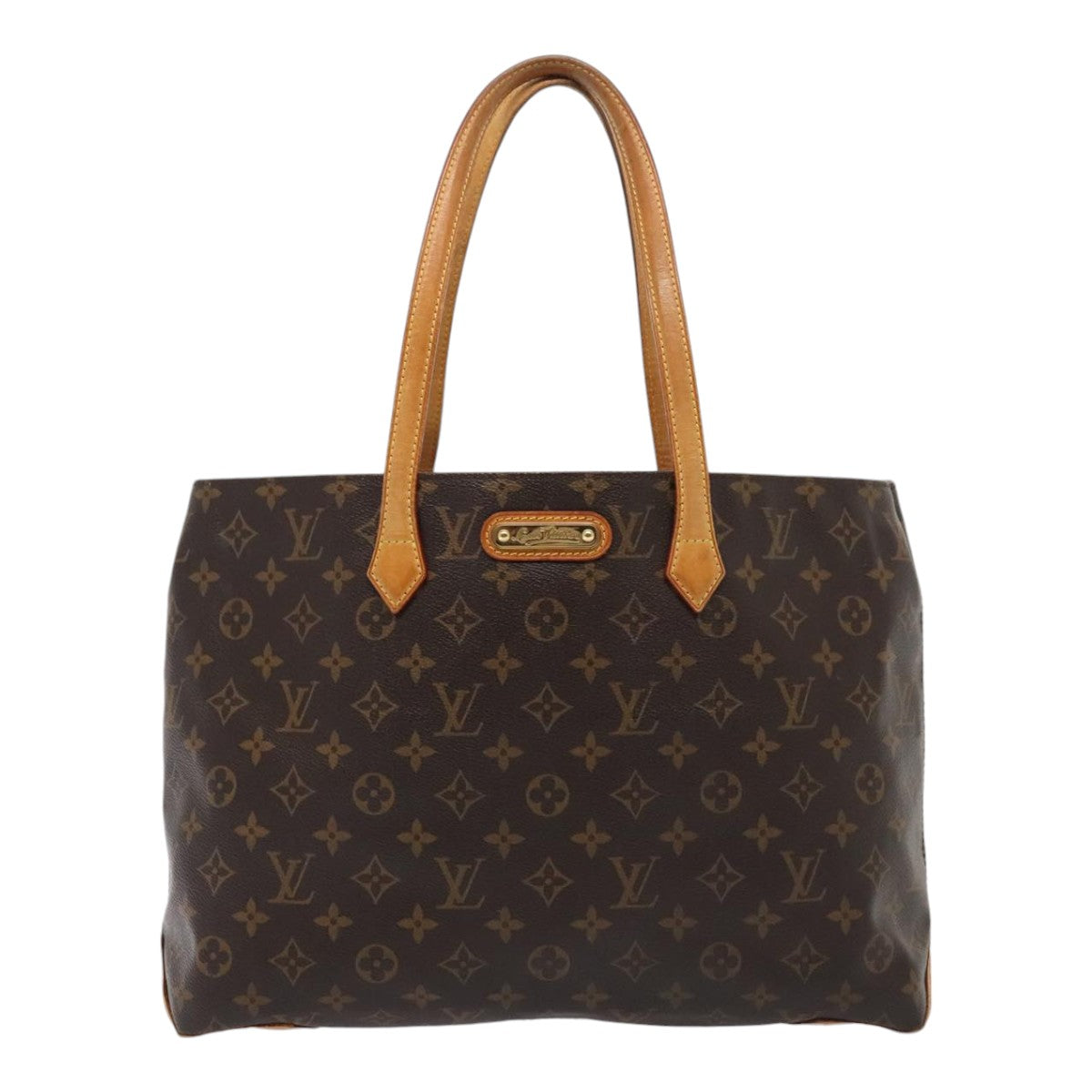 LOUIS VUITTON Monogram Wilshire MM Hand Bag M45644 LV Auth bs17398