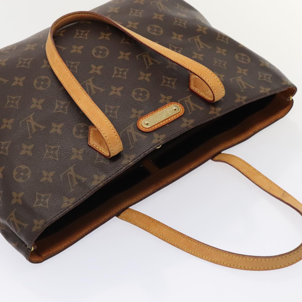 LOUIS VUITTON Monogram Wilshire MM Hand Bag M45644 LV Auth bs17398