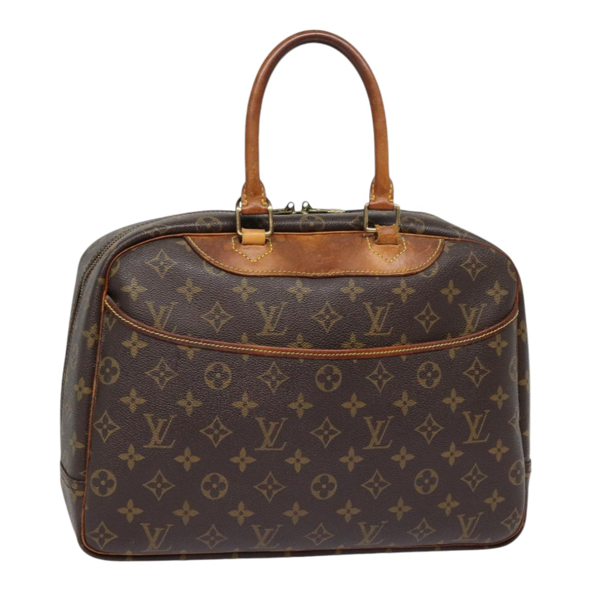 LOUIS VUITTON Monogram Deauville Hand Bag M47270 LV Auth bs17412