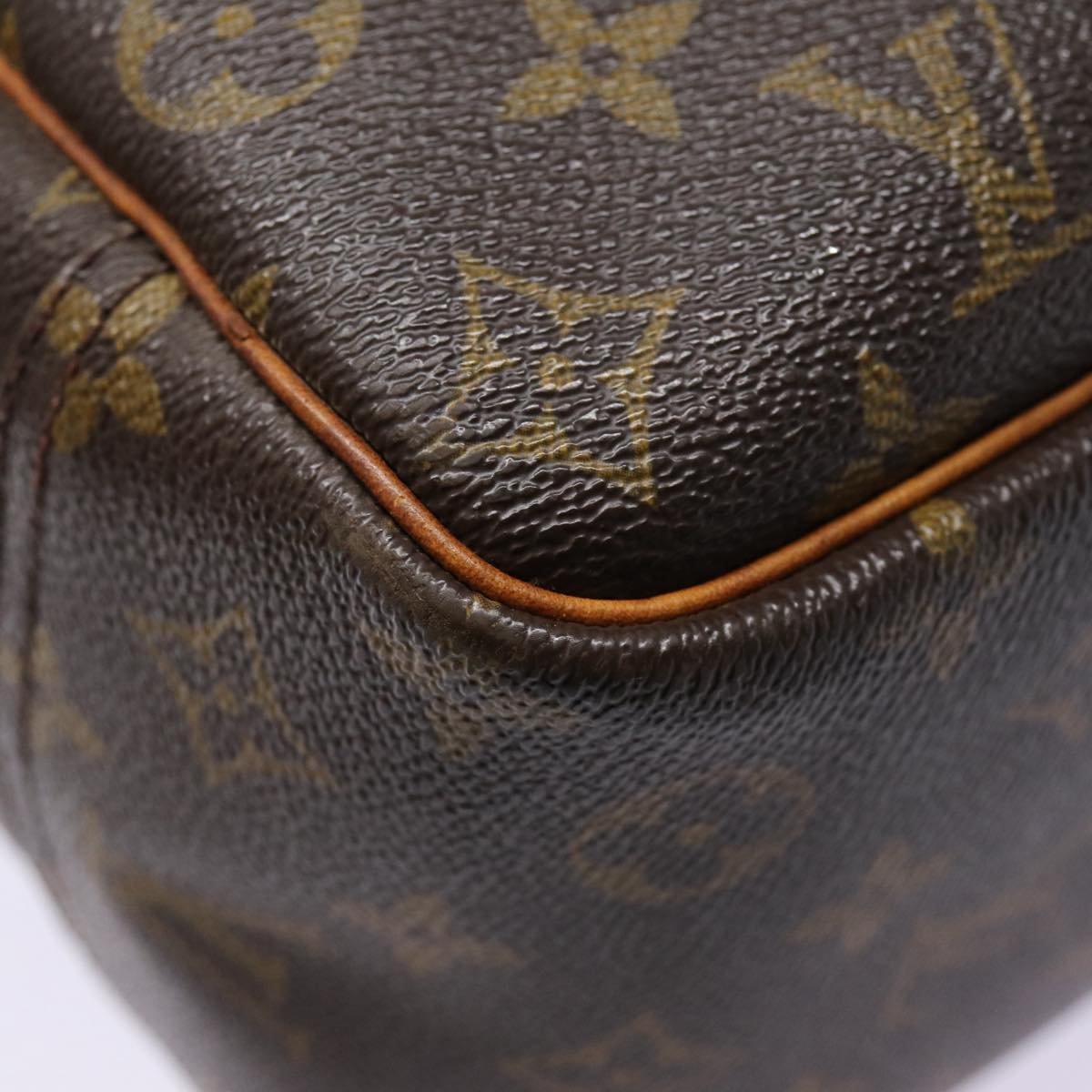 LOUIS VUITTON Monogram Deauville Hand Bag M47270 LV Auth bs17412