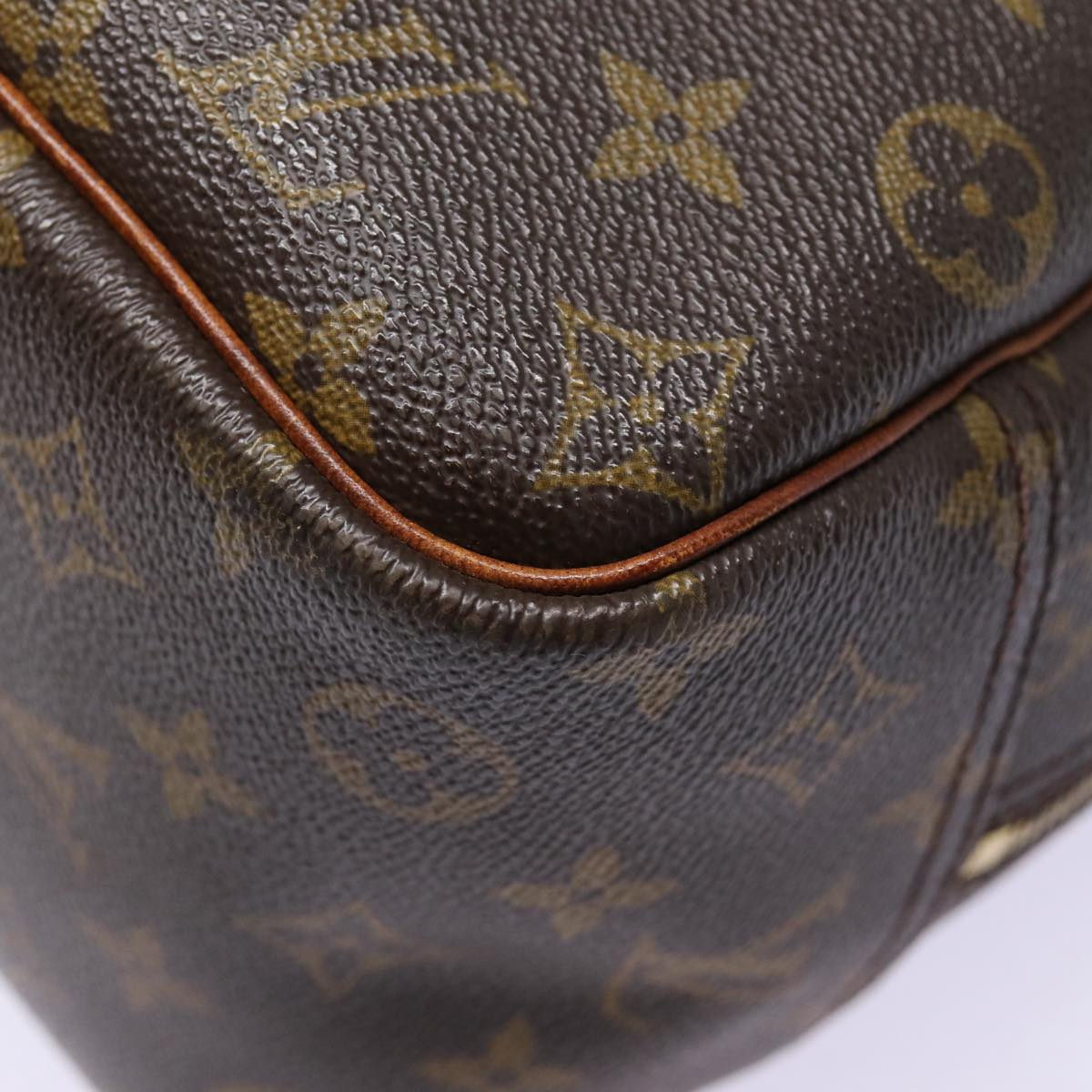 LOUIS VUITTON Monogram Deauville Hand Bag M47270 LV Auth bs17412