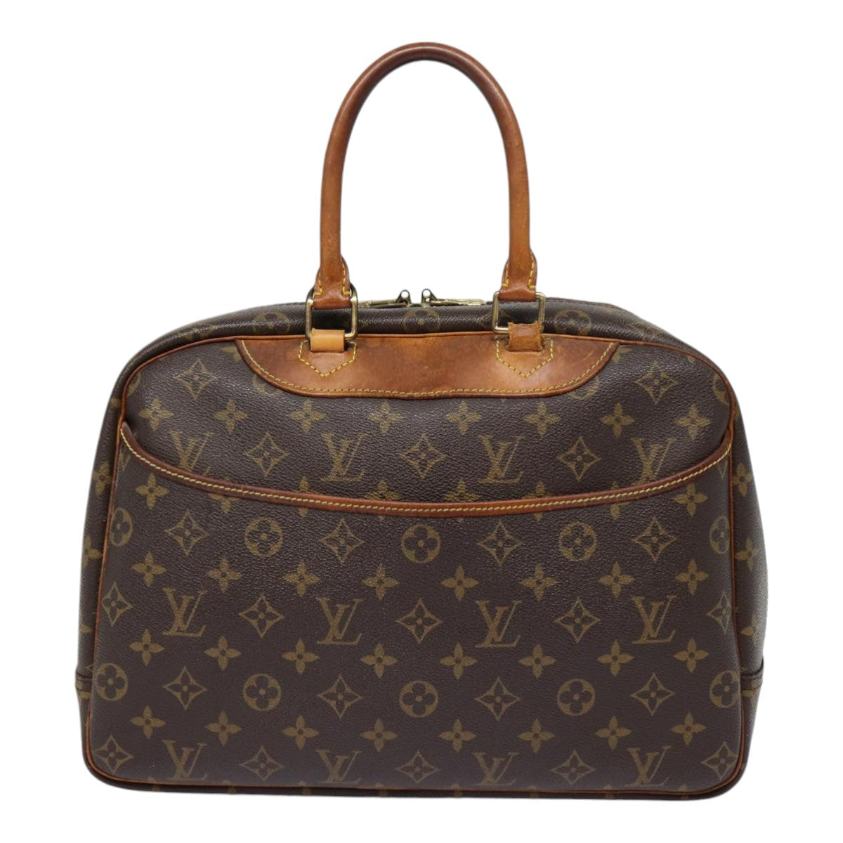 LOUIS VUITTON Monogram Deauville Hand Bag M47270 LV Auth bs17412