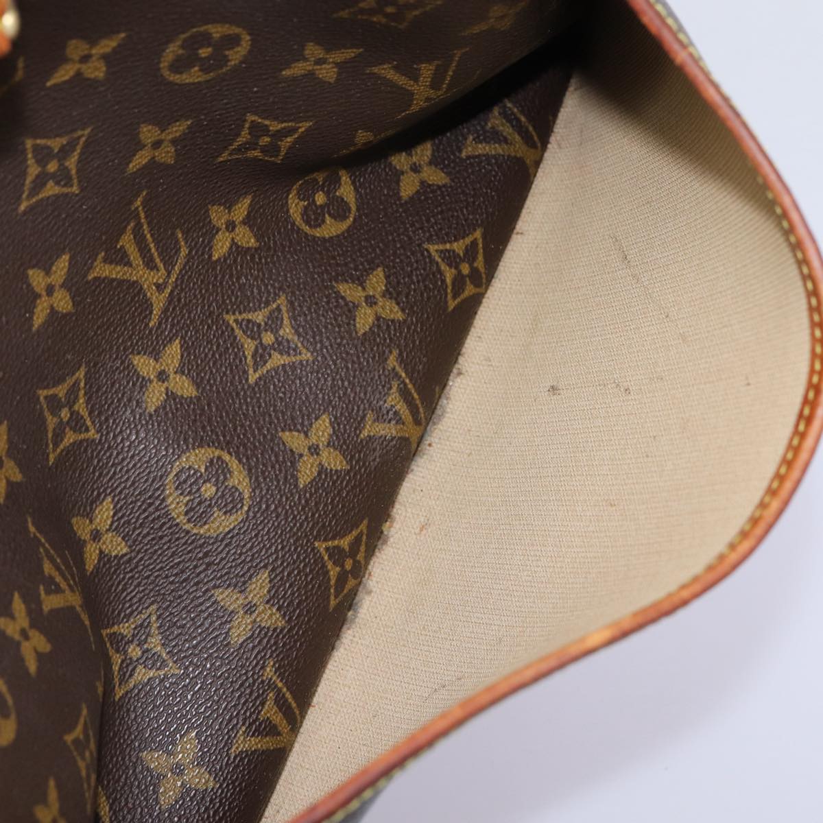 LOUIS VUITTON Monogram Deauville Hand Bag M47270 LV Auth bs17412